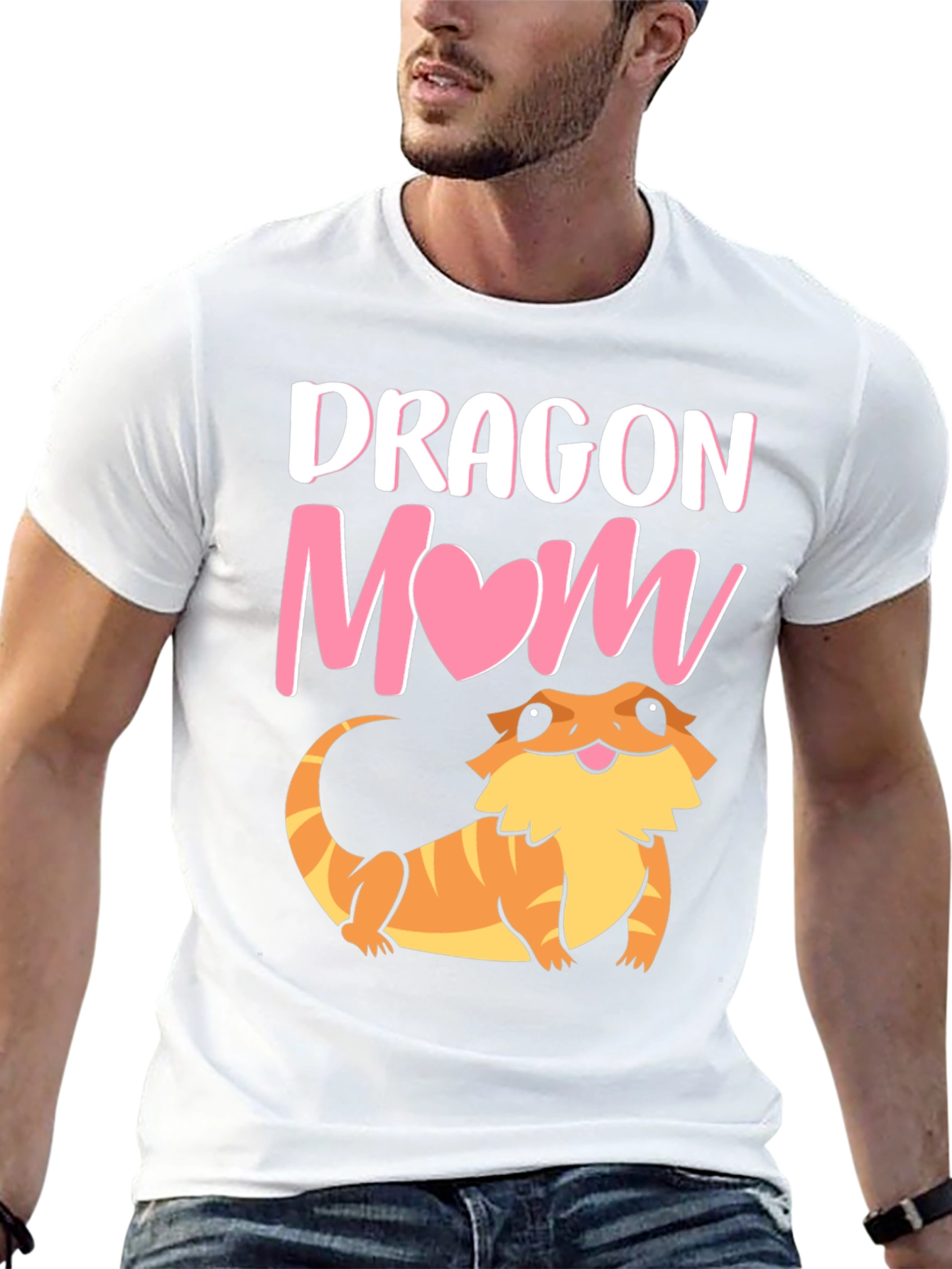 Dragon Mom T-Shirt - Bearded Dragon Lover Tee