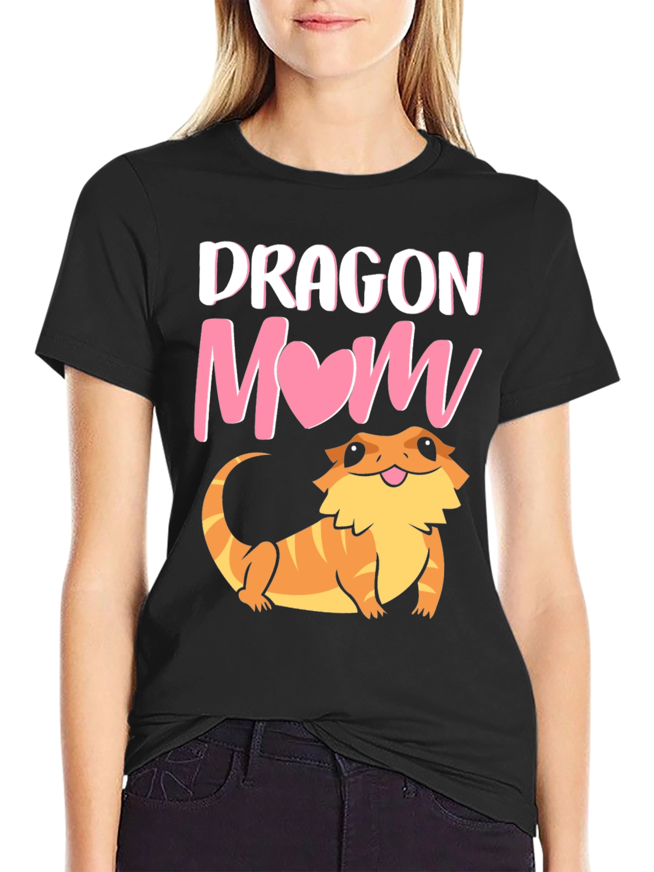 Dragon Mom T-Shirt - Bearded Dragon Lover Tee