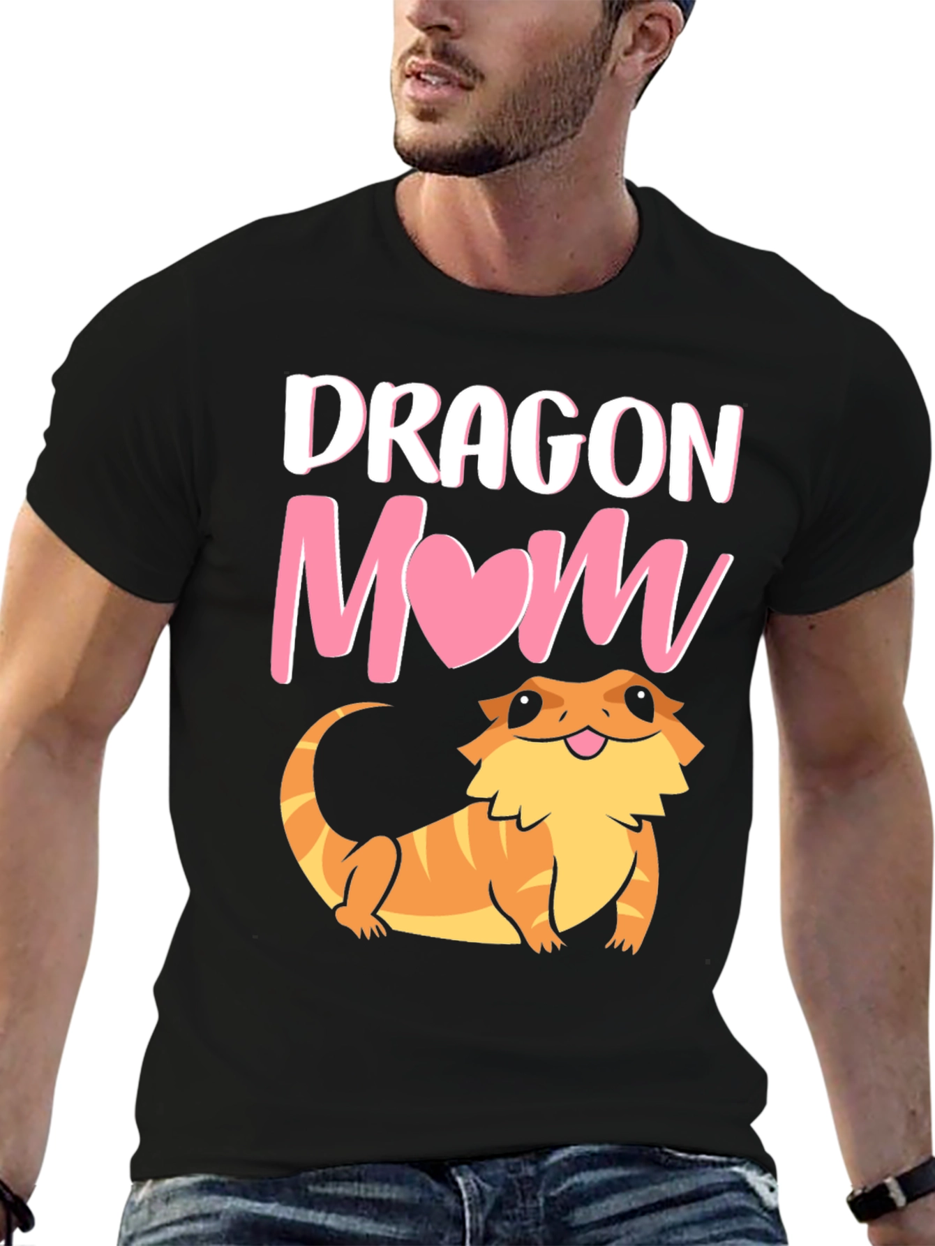 Dragon Mom T-Shirt - Bearded Dragon Lover Tee