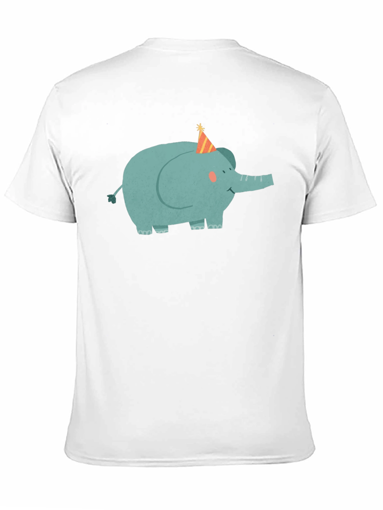 Elephant Party Tee - Cute Cartoon Graphic T-Shirt