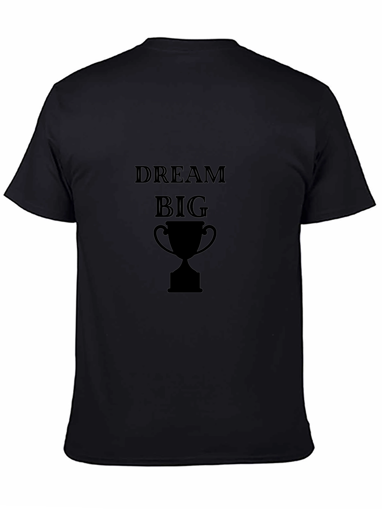 Dream Big Black Graphic Tee
