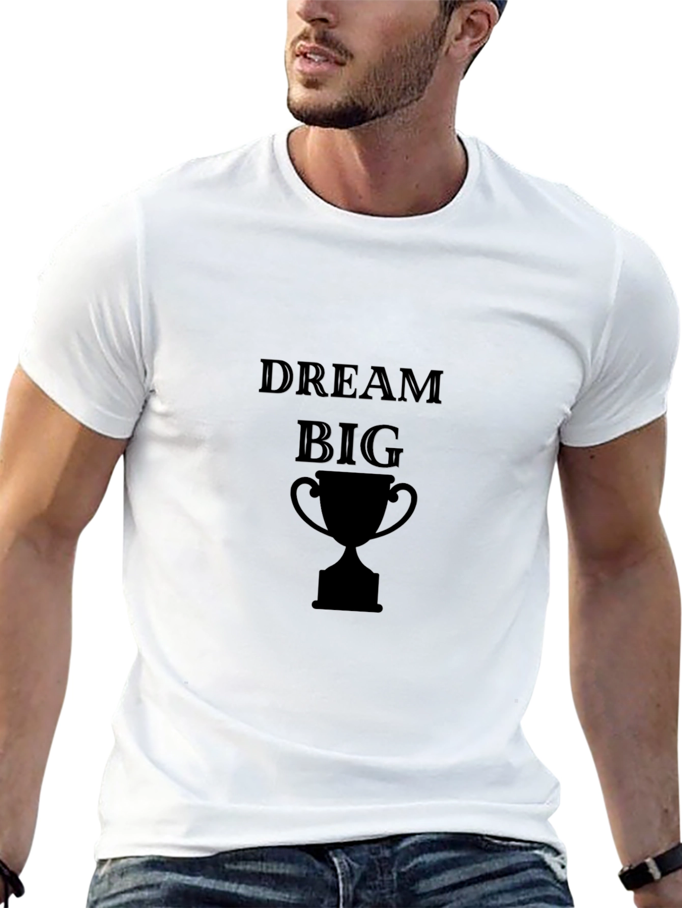 Dream Big Black Graphic Tee