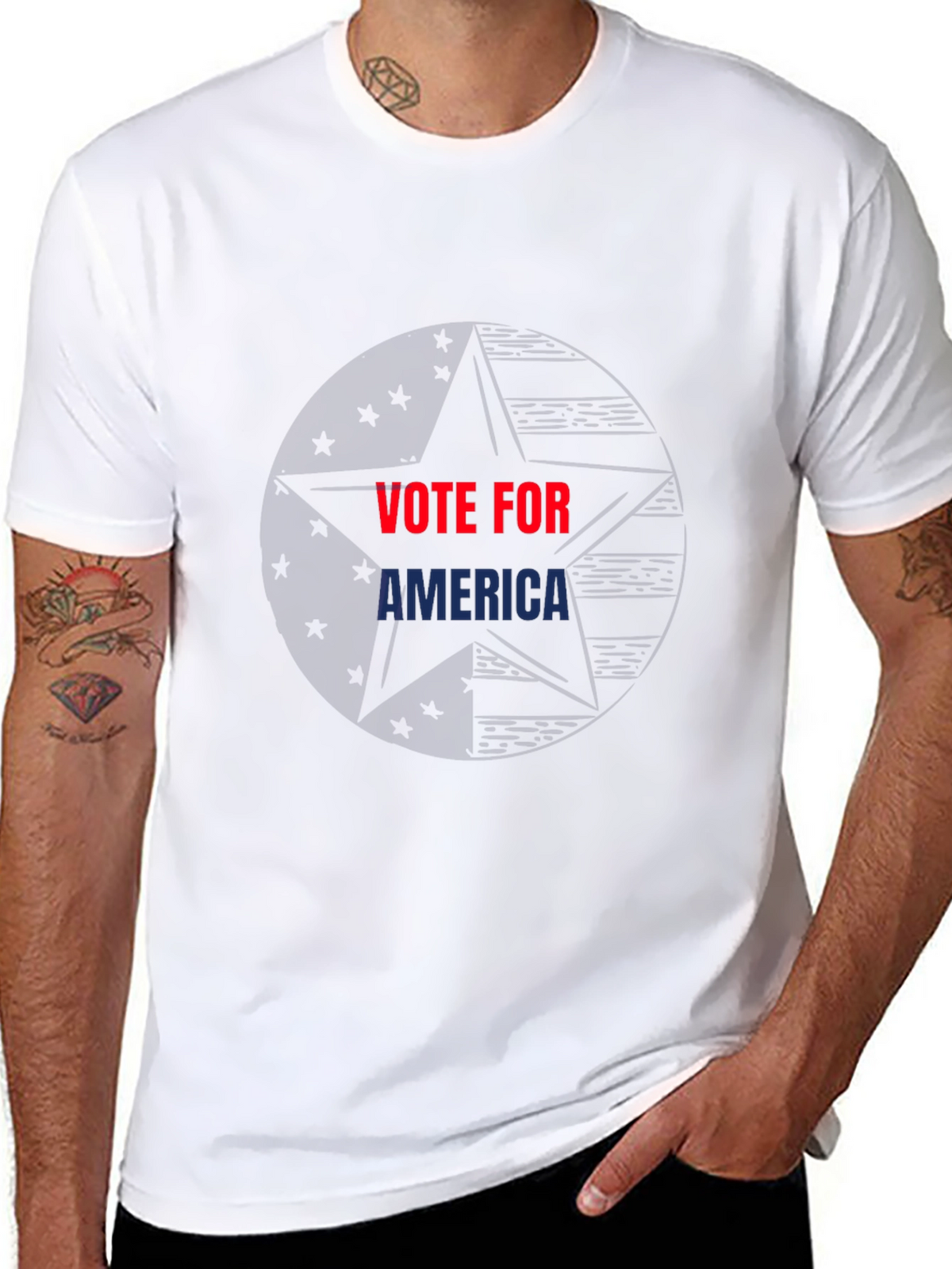 Vote for America T-Shirt - Patriotic Pride