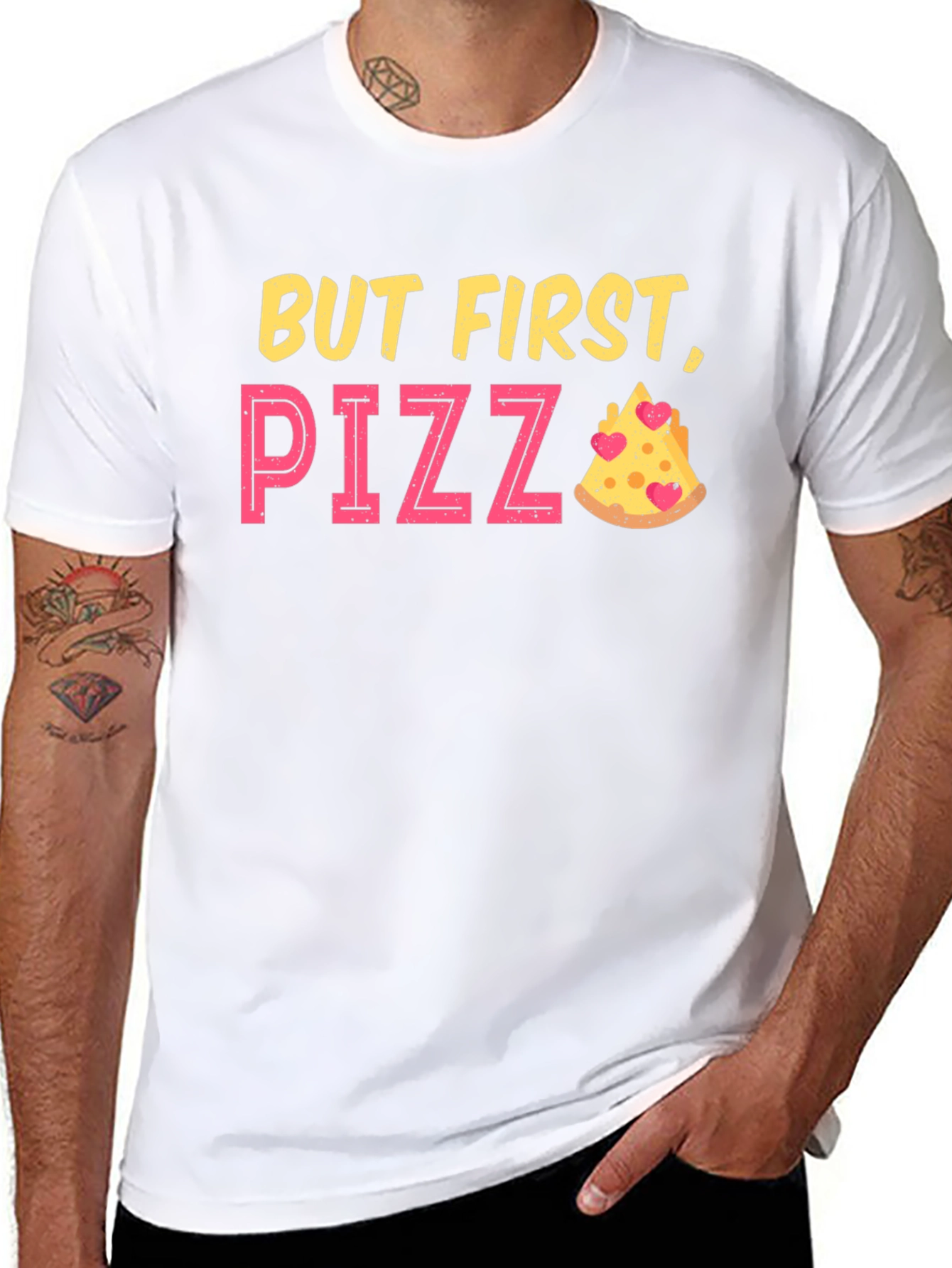 But First Pizza Funny Graphic T-Shirt