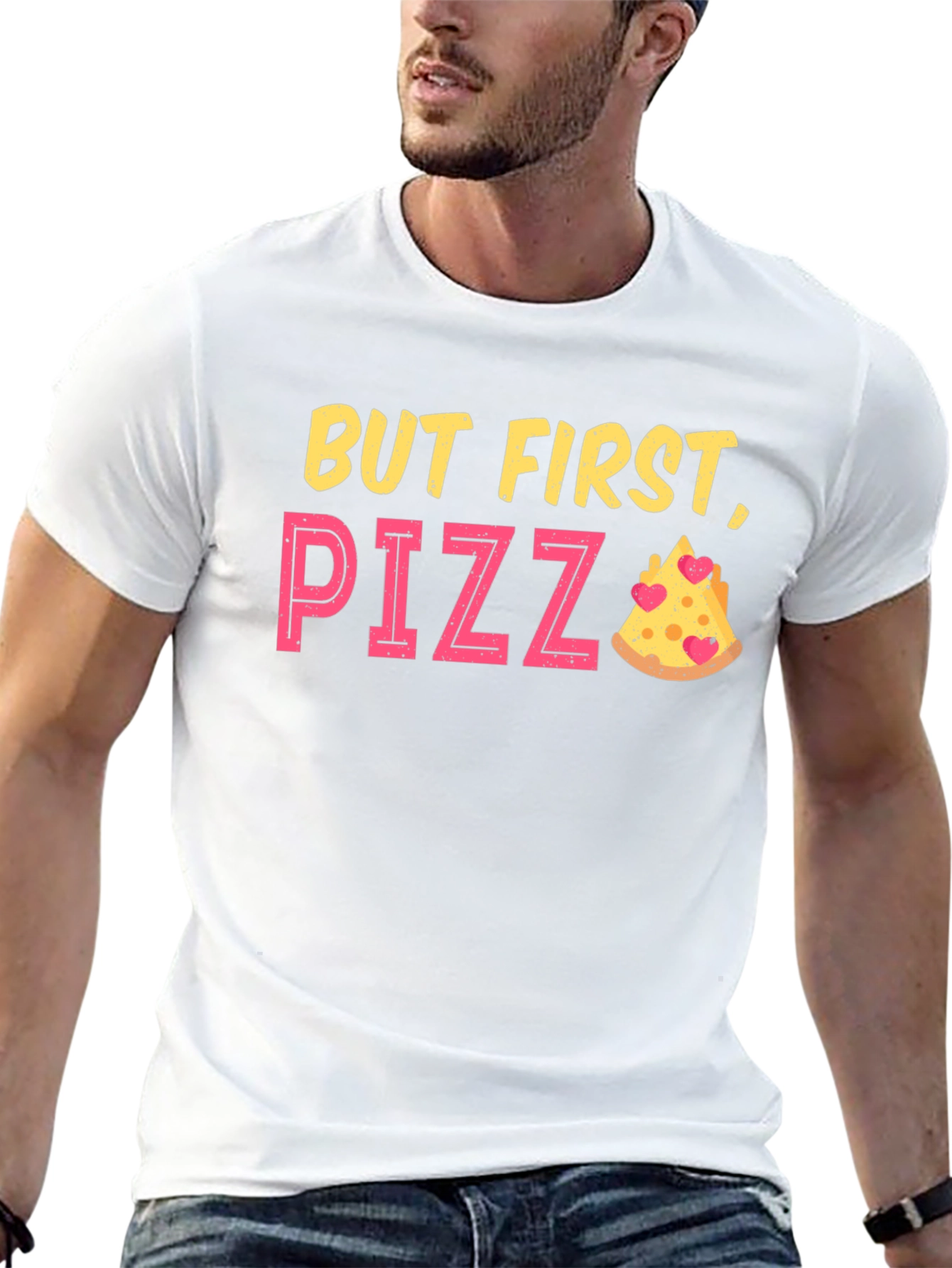 But First Pizza Funny Graphic T-Shirt