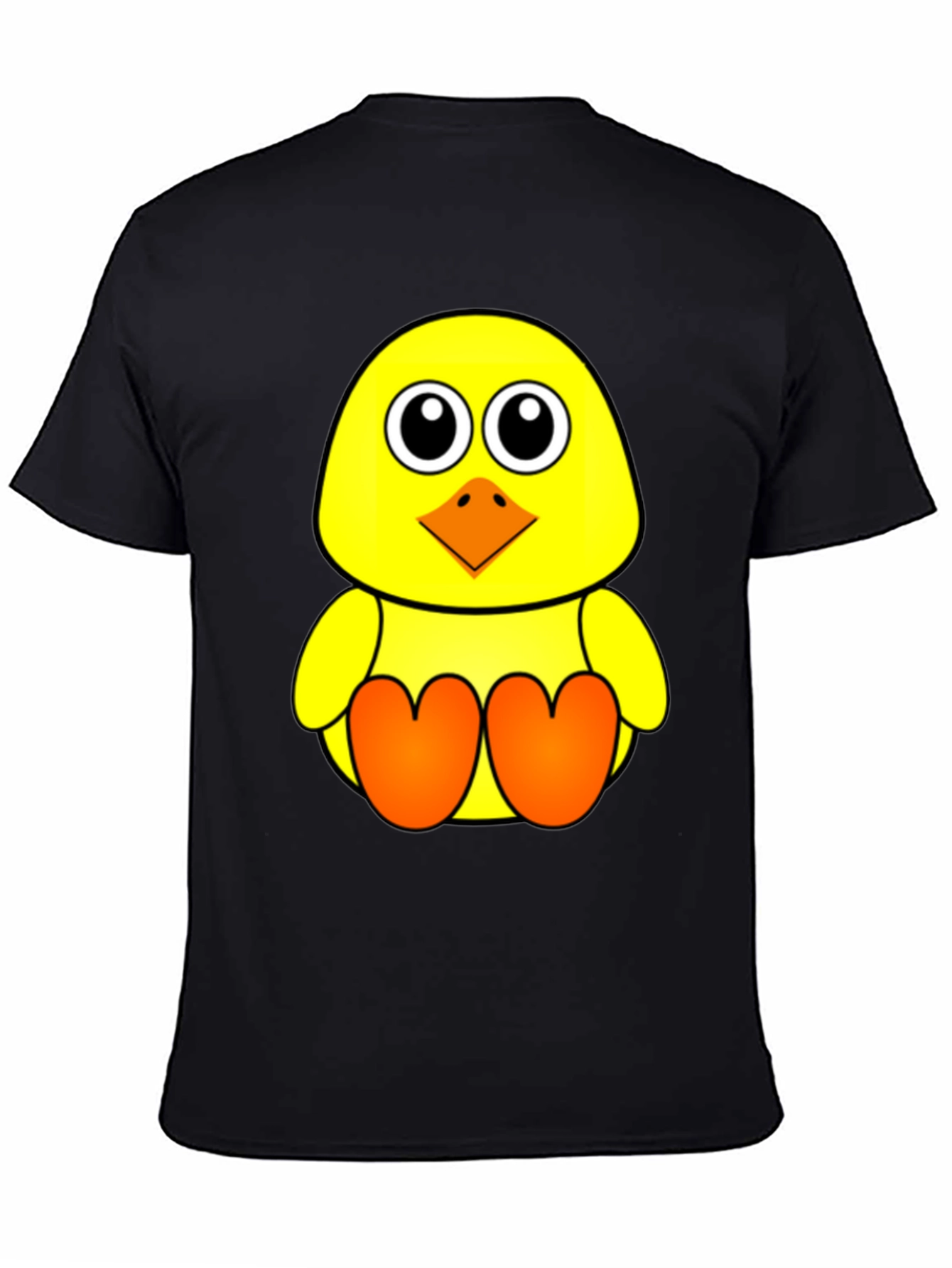Cute Chick Graphic Tee - Black