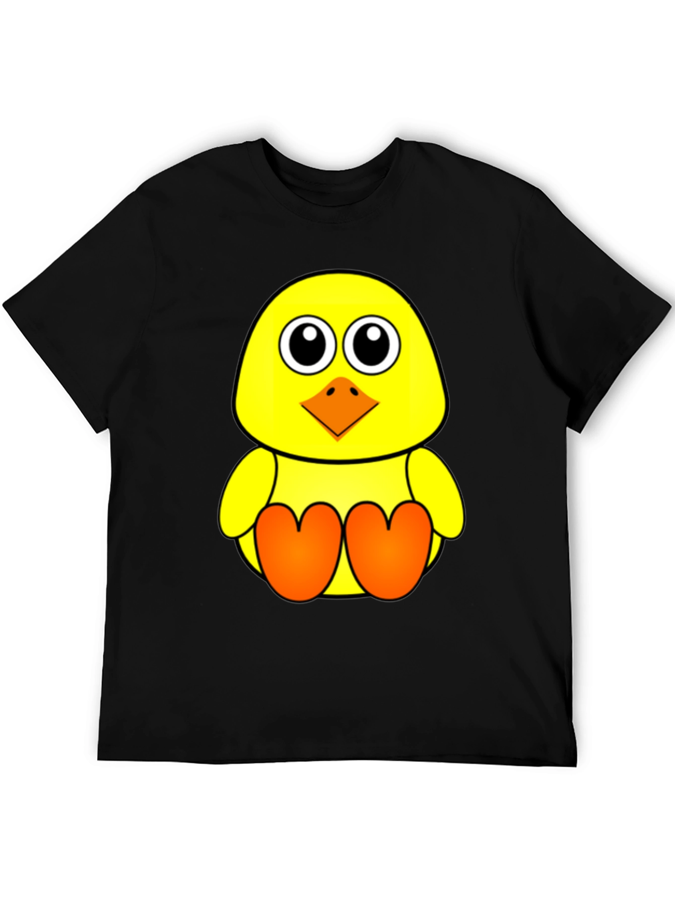 Cute Chick Graphic Tee - Black
