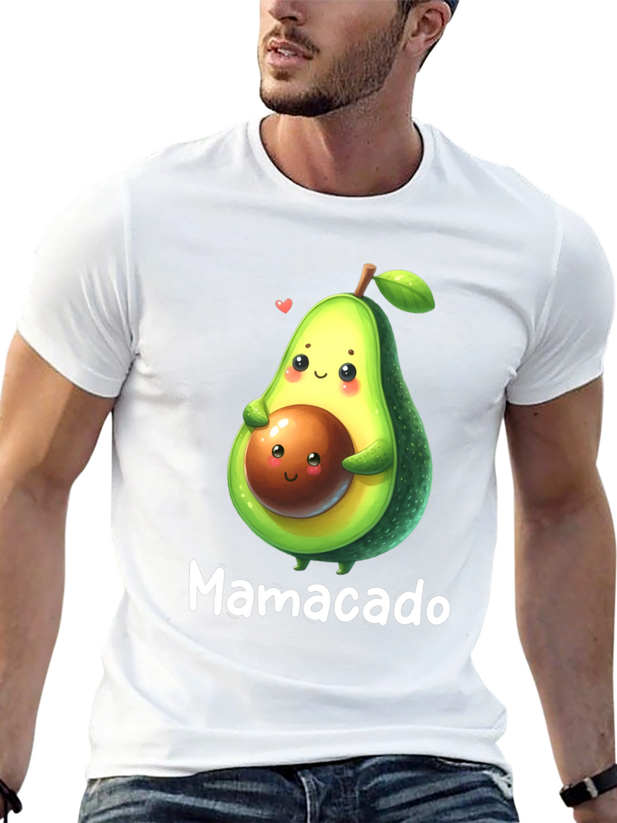 Mamacado T-Shirt - Cute Avocado Mothers Day Tee
