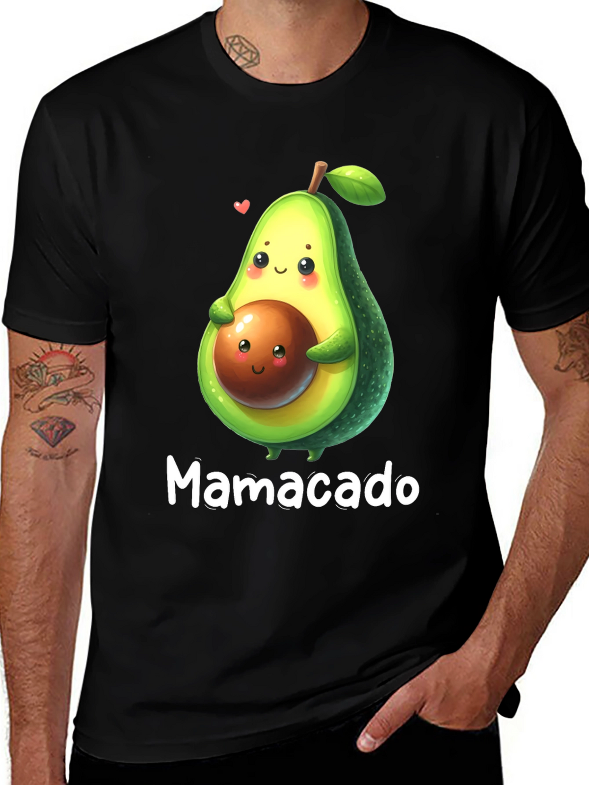Mamacado T-Shirt - Cute Avocado Mothers Day Tee