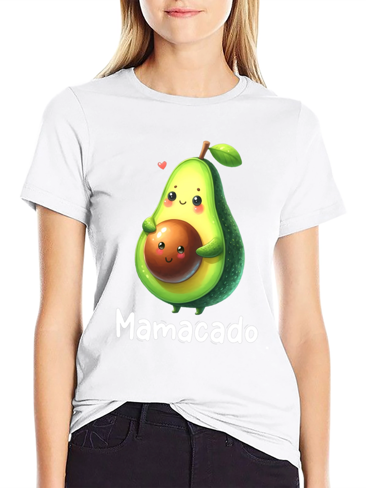 Mamacado T-Shirt - Cute Avocado Mothers Day Tee