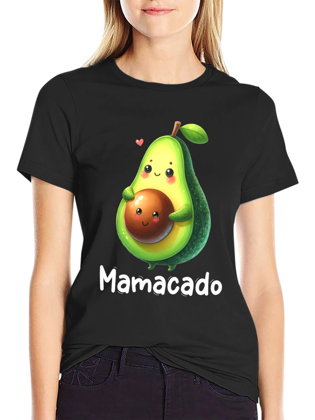 Mamacado T-Shirt - Cute Avocado Mothers Day Tee