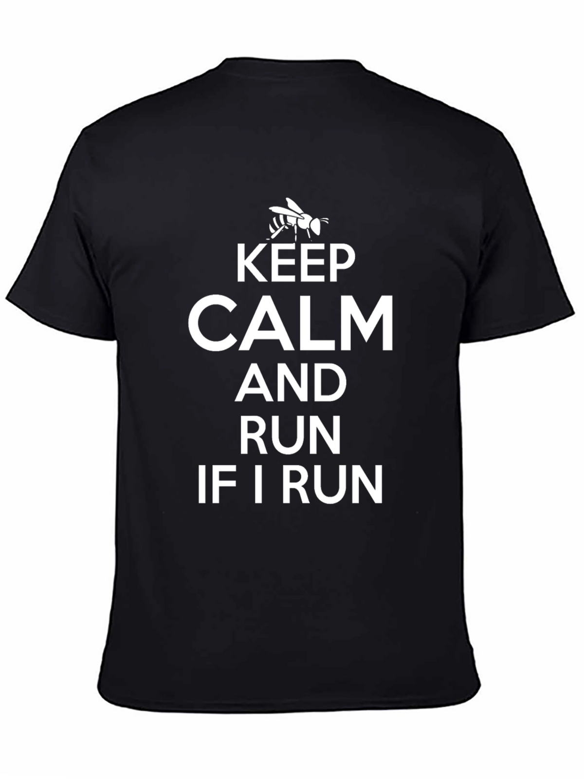Keep Calm and Run Funny Graphic T-Shirt