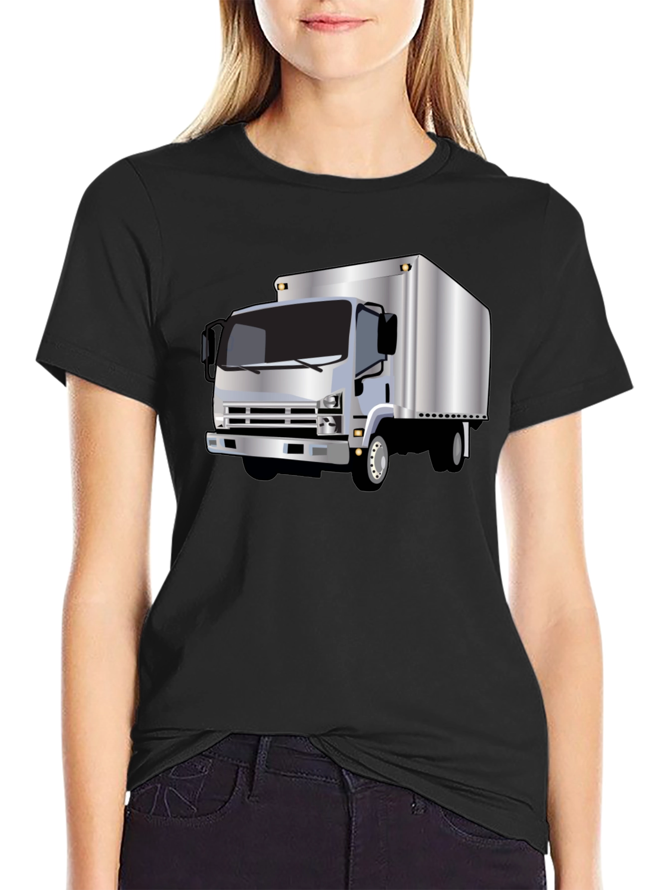 Truck Graphic Black Tee
