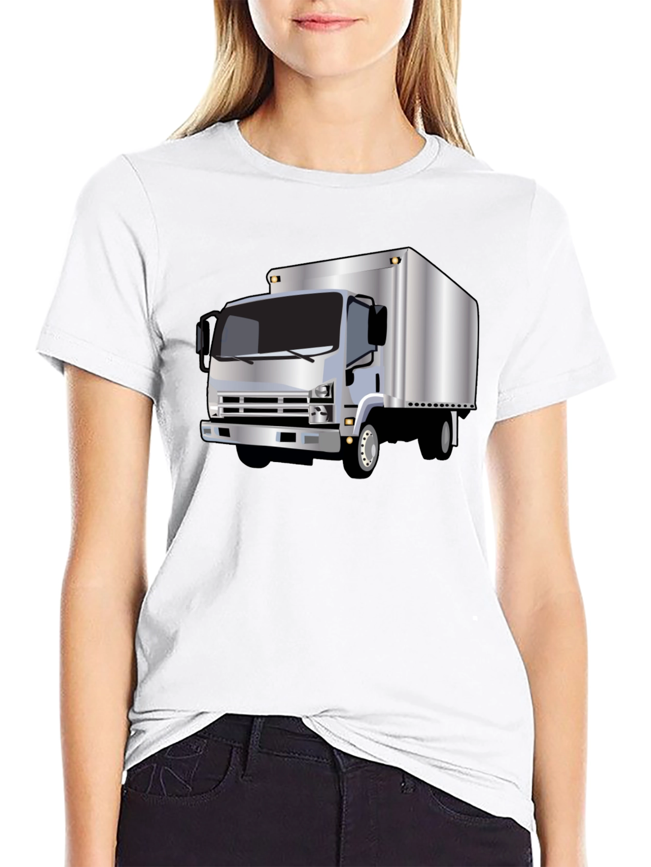 Truck Graphic Black Tee