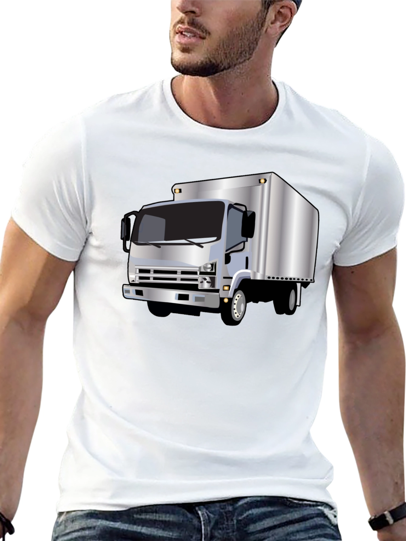 Truck Graphic Black Tee