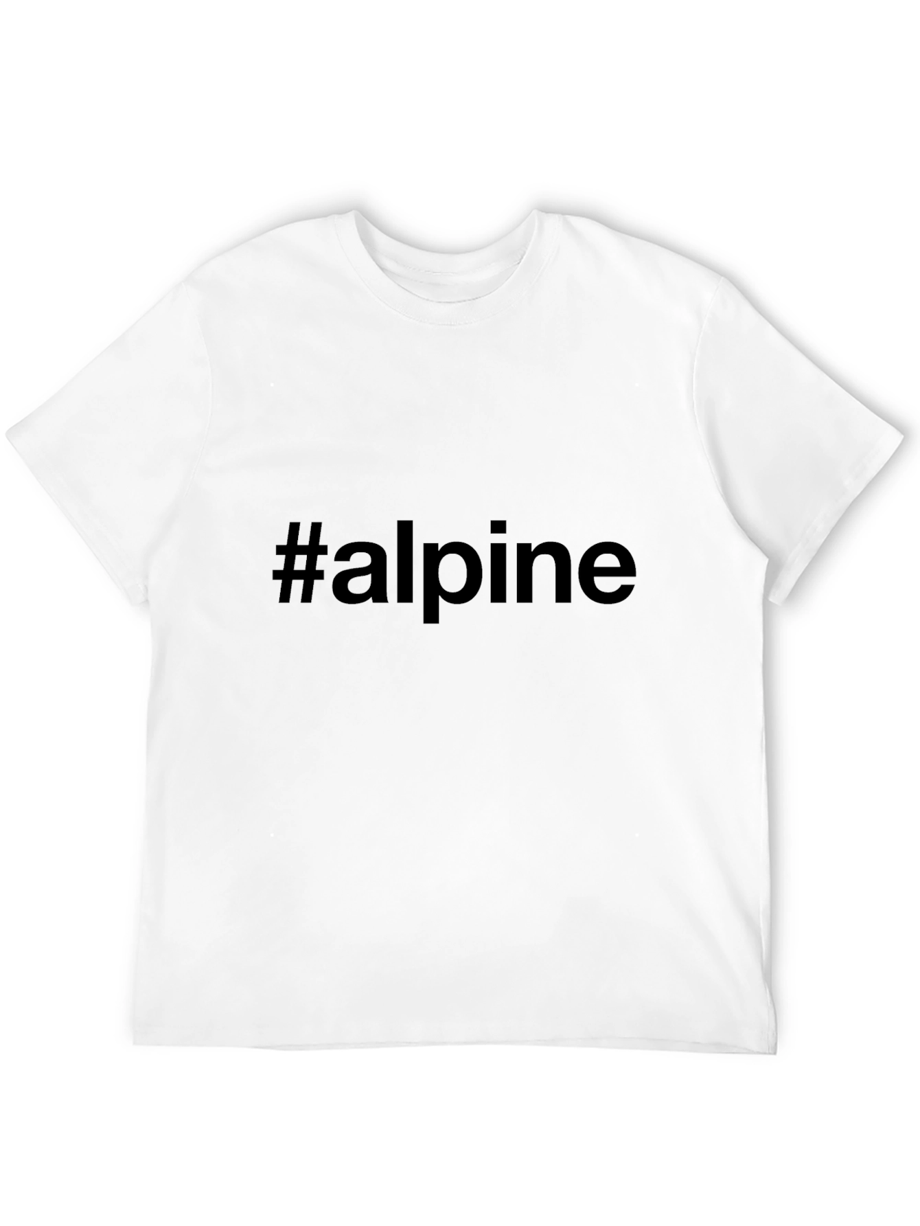 #alpine Black T-Shirt