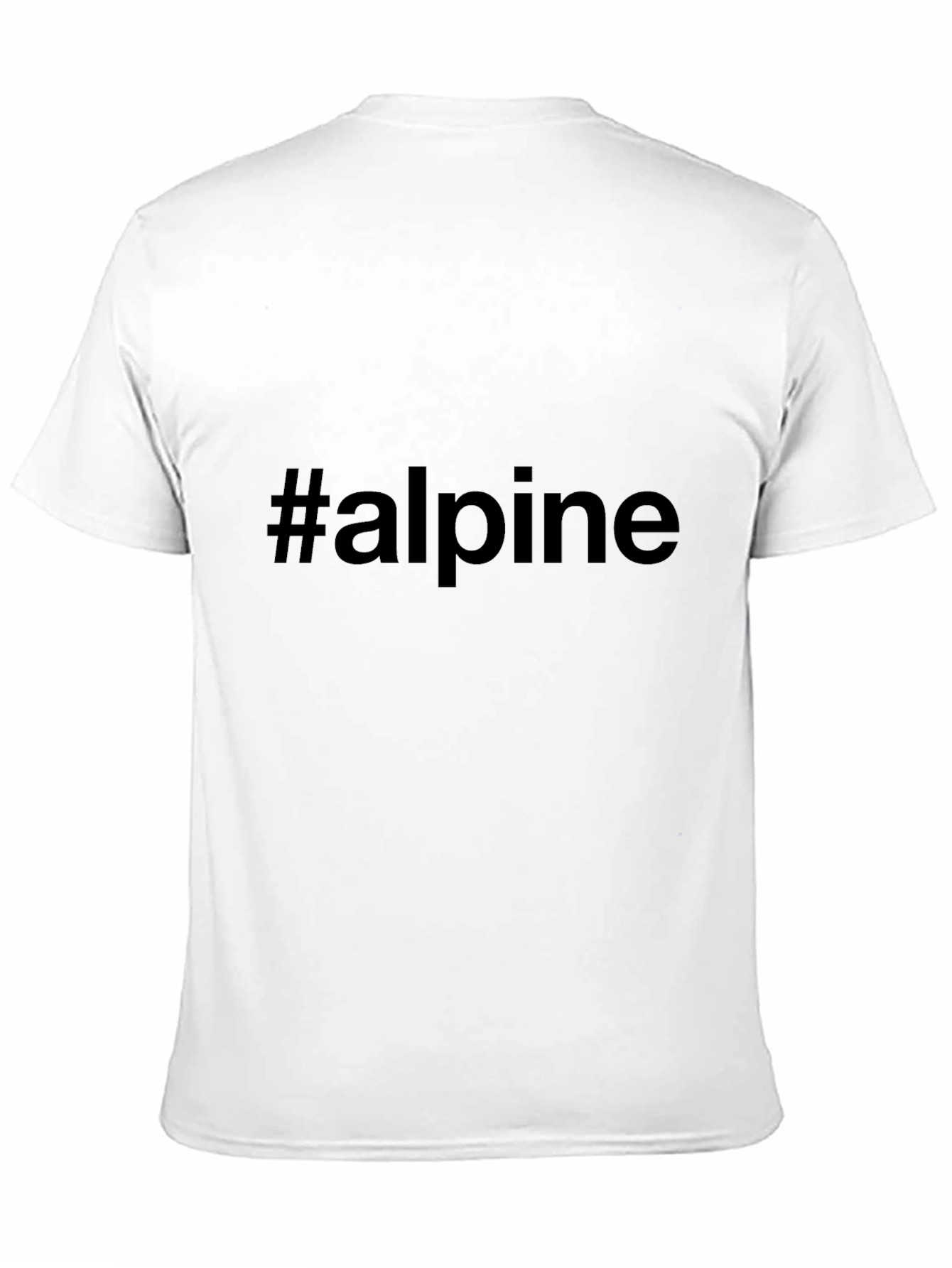 #alpine Black T-Shirt