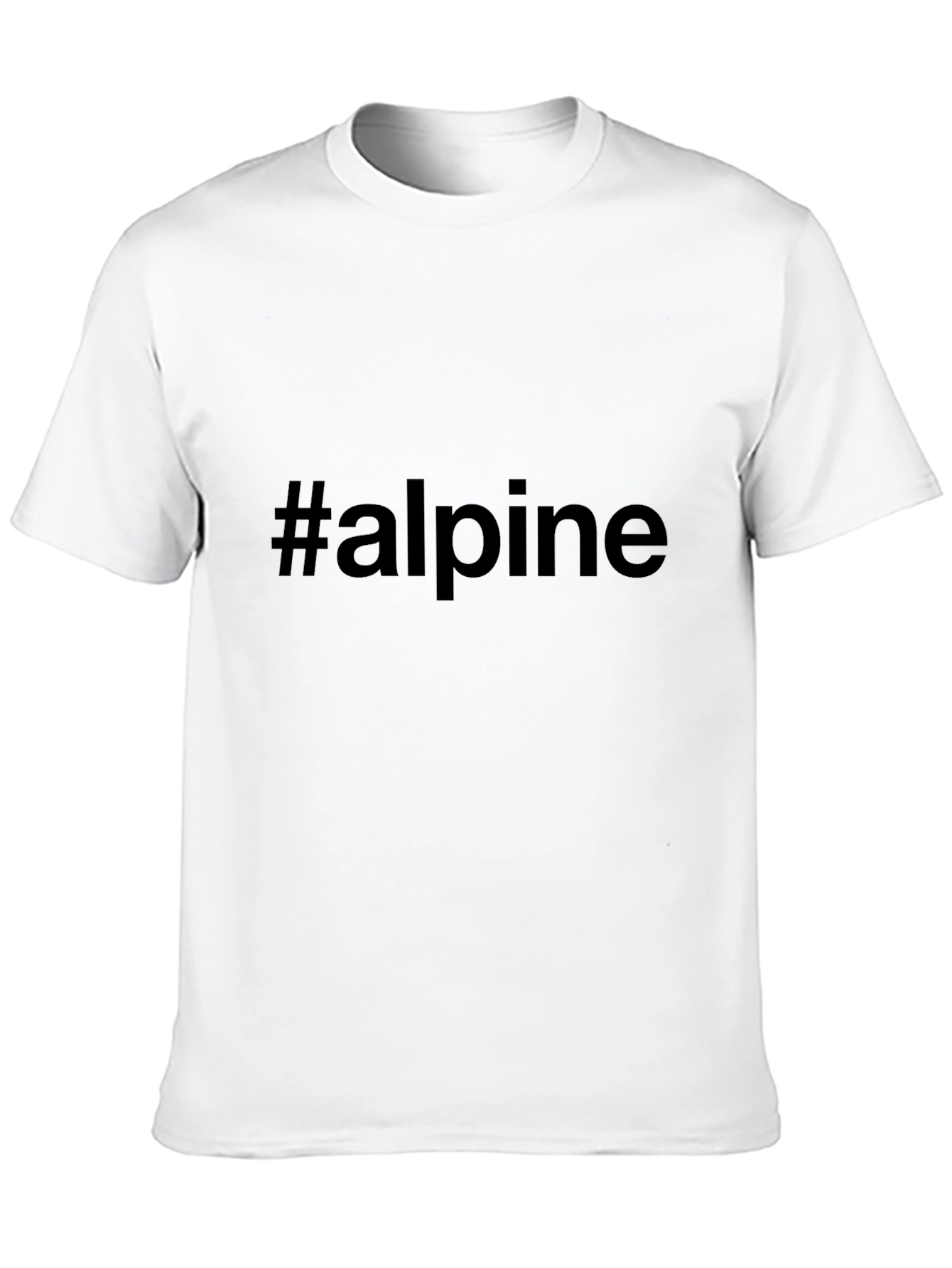 #alpine Black T-Shirt