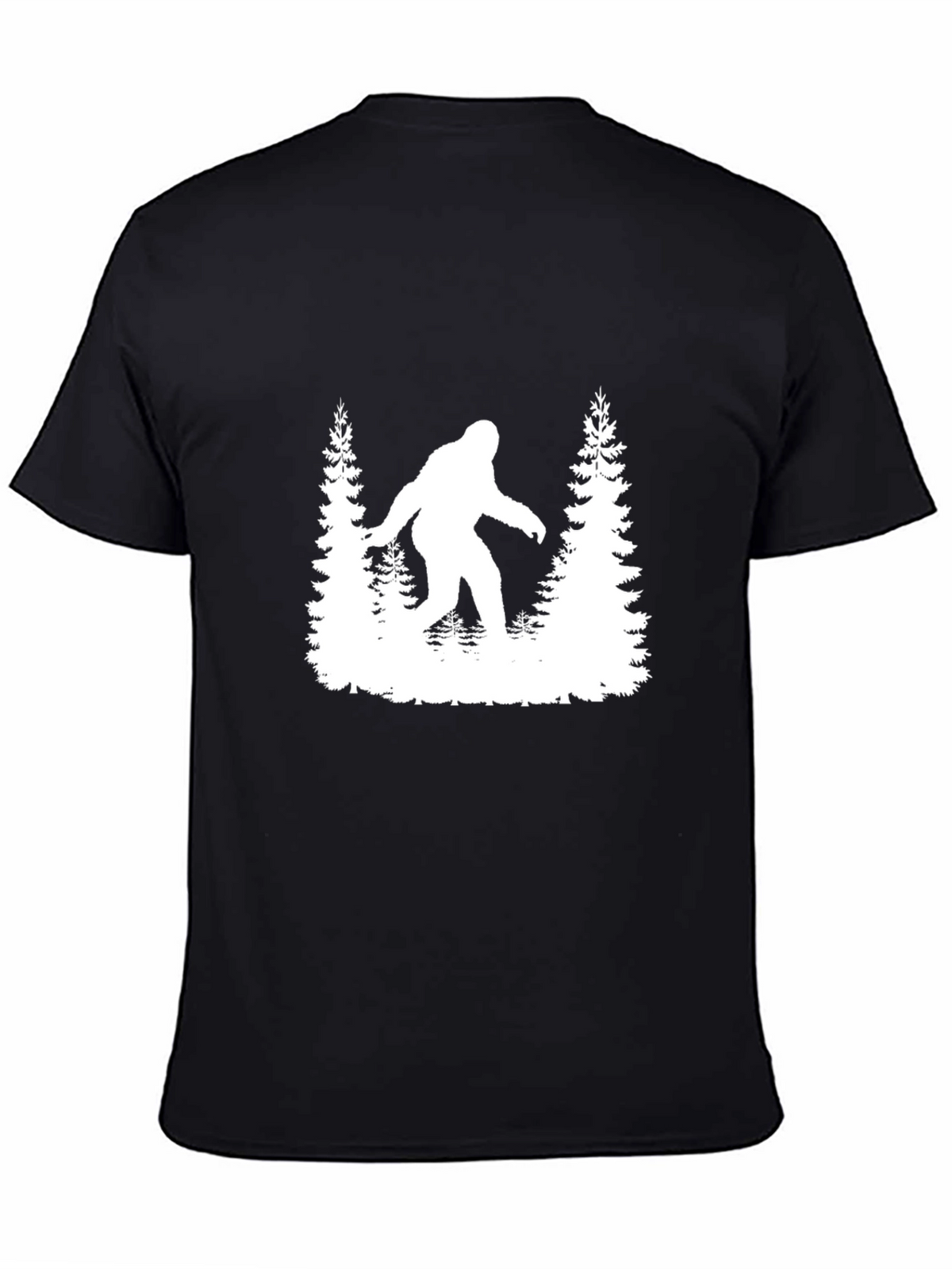Bigfoot Silhouette Graphic Tee - Black