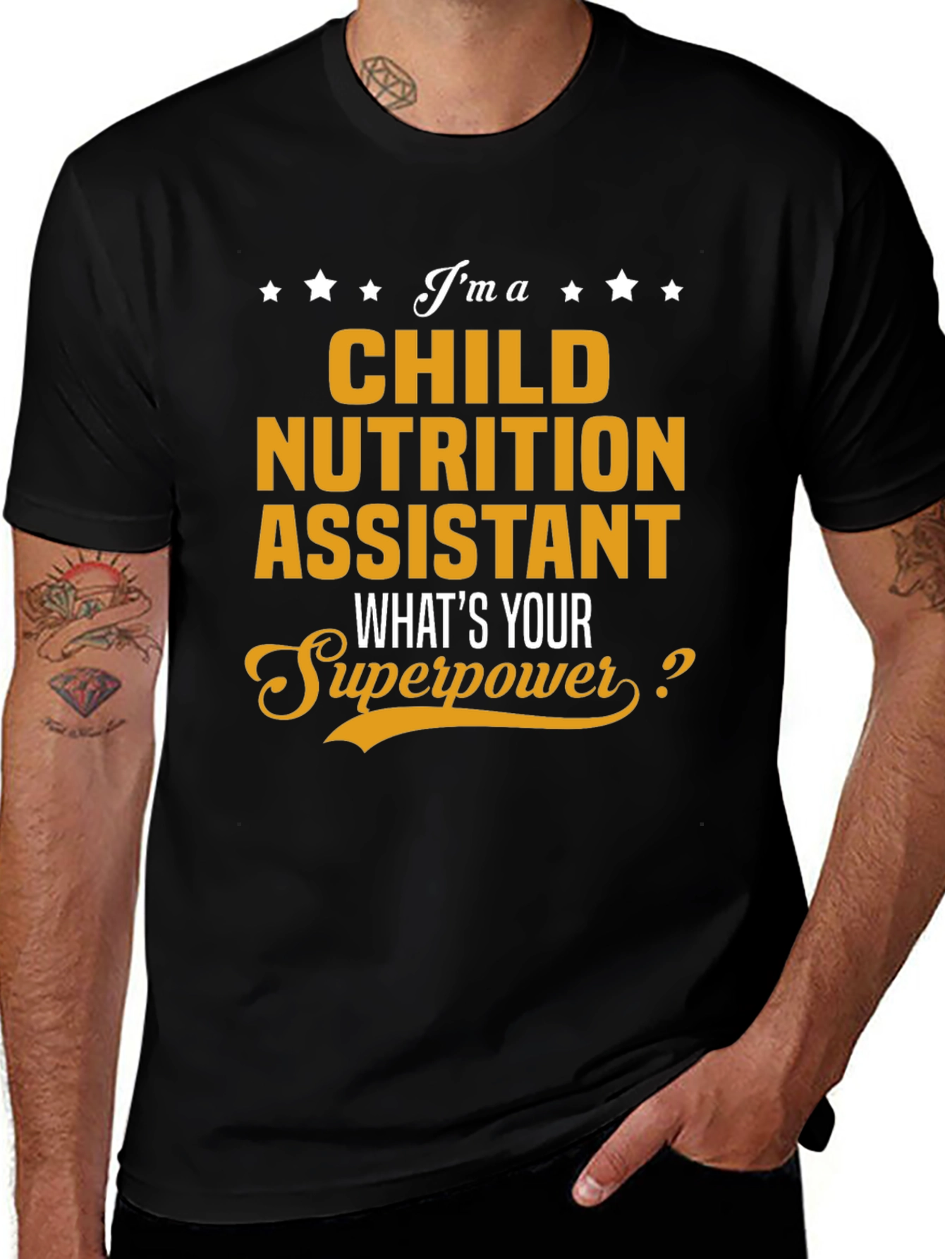 Child Nutrition Assistant Superpower T-Shirt