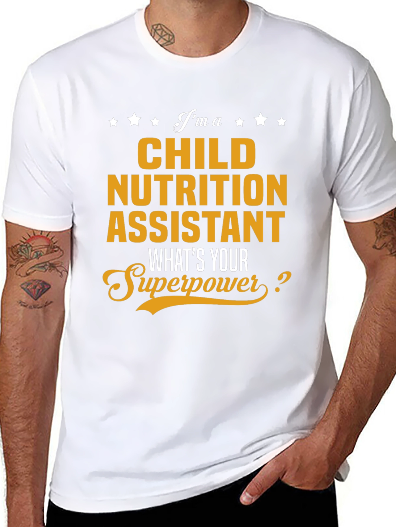 Child Nutrition Assistant Superpower T-Shirt