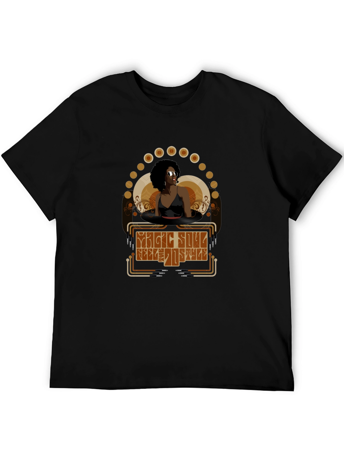 Magic Soul Retro Style Graphic T-Shirt