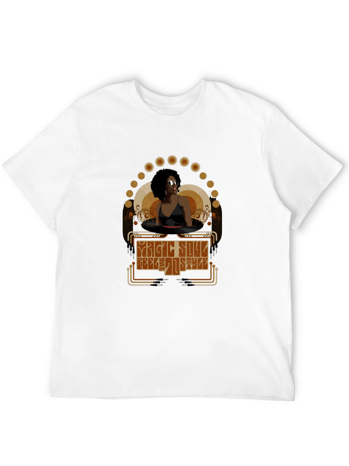 Magic Soul Retro Style Graphic T-Shirt