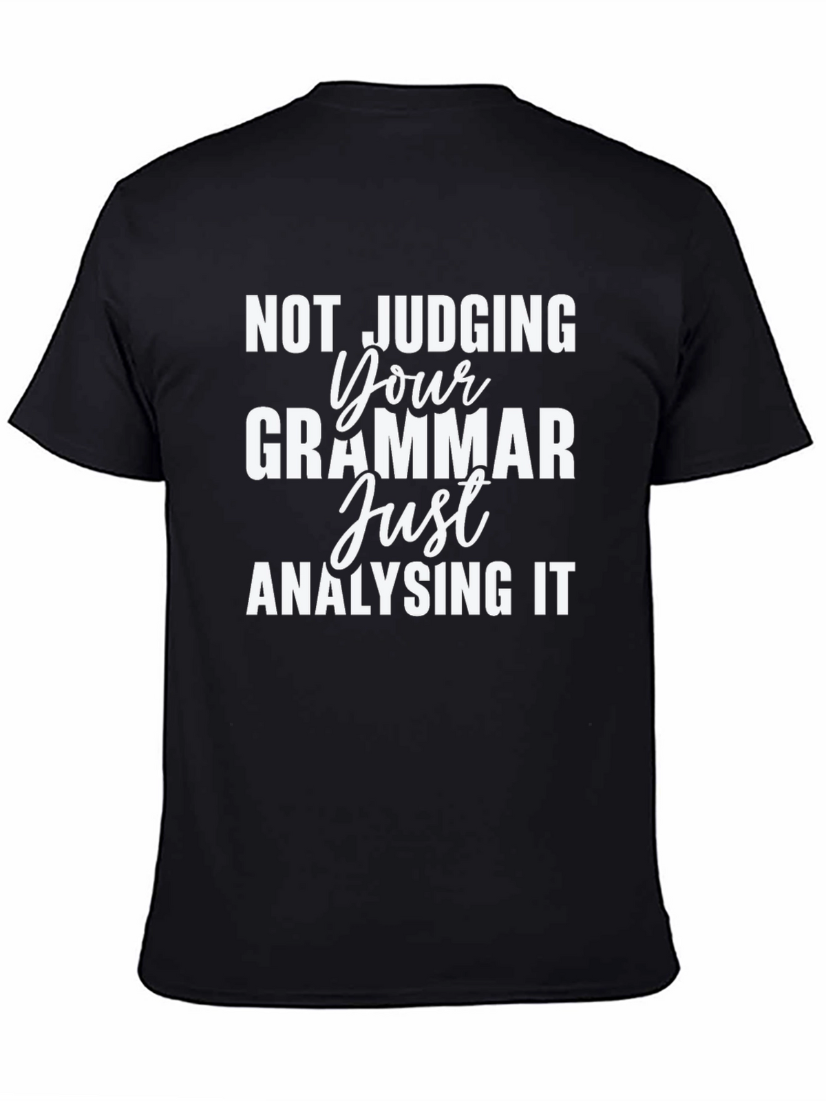 Grammar Analyzing Black Tee