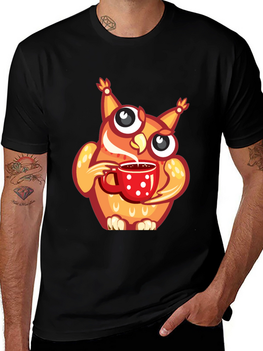 Owl Coffee Lover T-Shirt