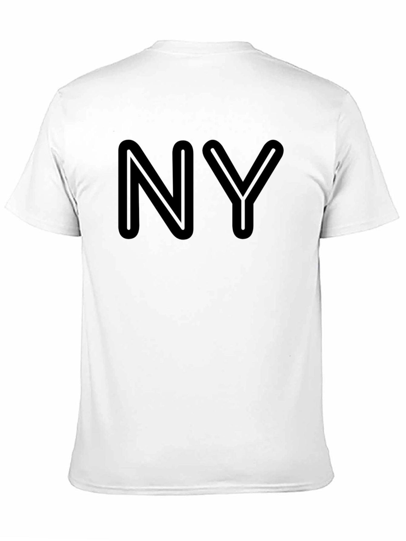 NY Letter Graphic Black T-Shirt