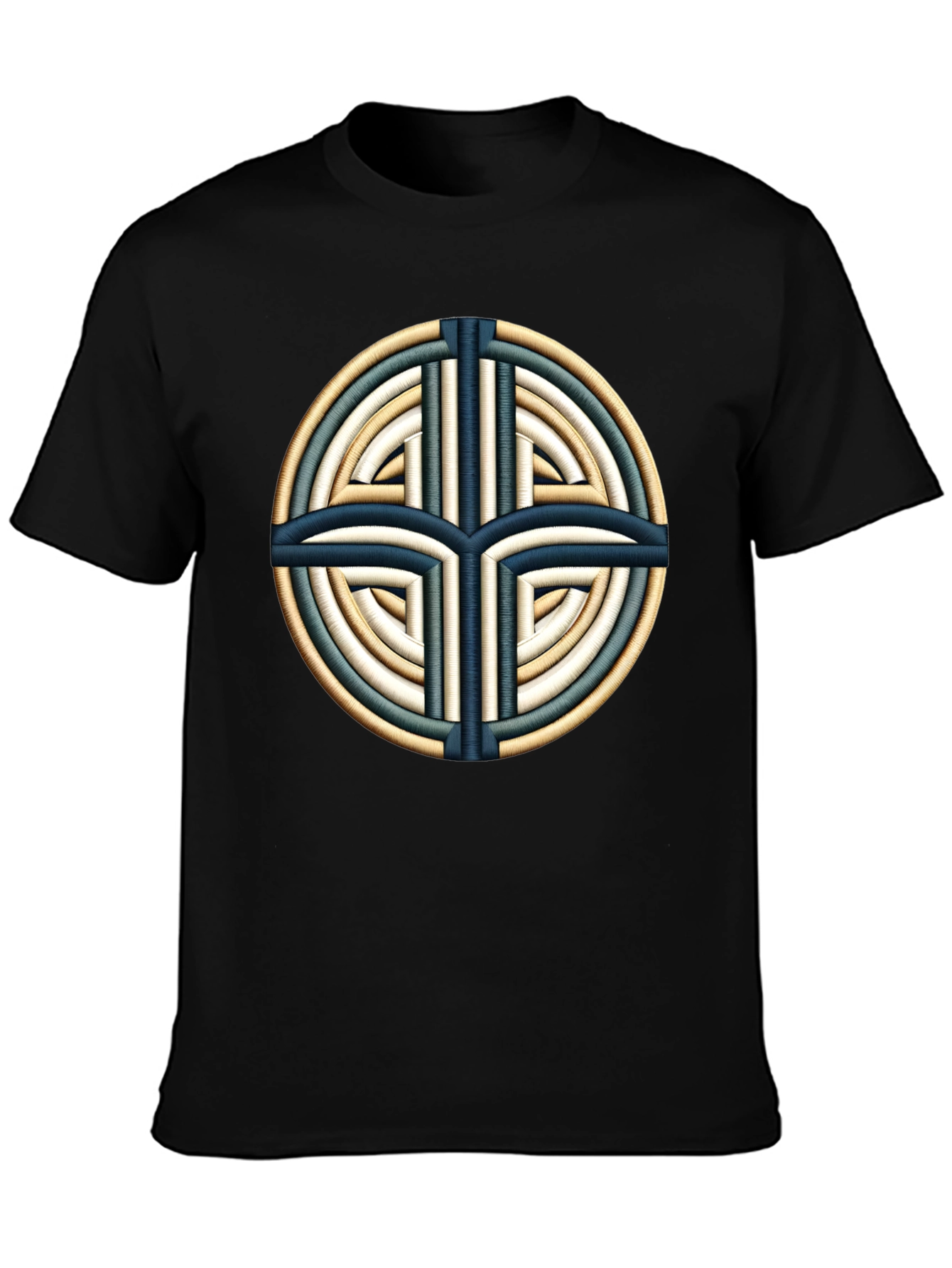Celtic Knot Design Black T-Shirt