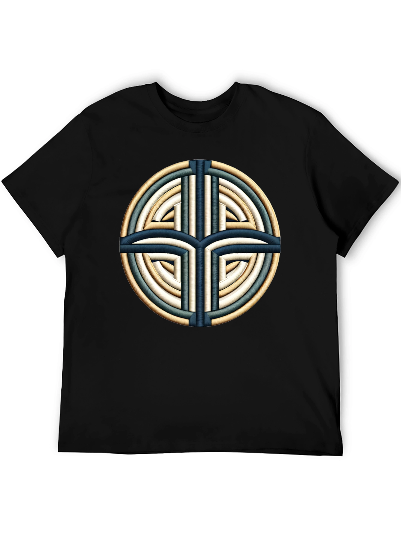 Celtic Knot Design Black T-Shirt
