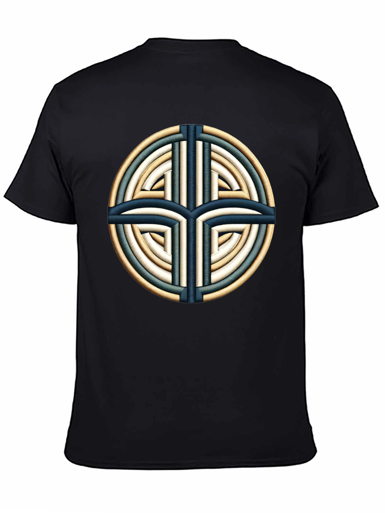 Celtic Knot Design Black T-Shirt