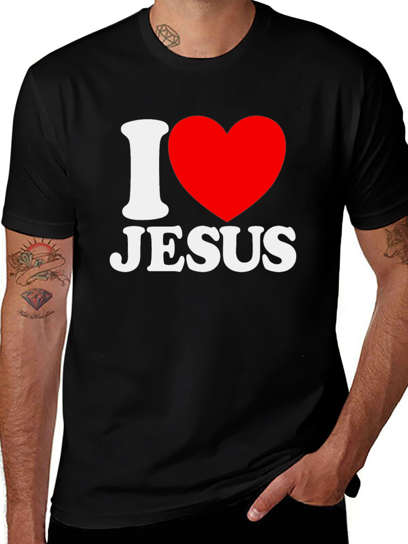 I Heart Jesus T-Shirt - Christian Faith Apparel