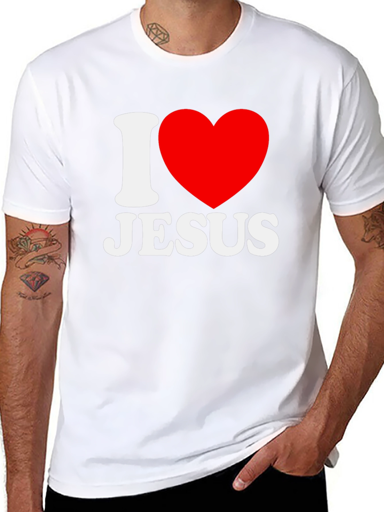 I Heart Jesus T-Shirt - Christian Faith Apparel