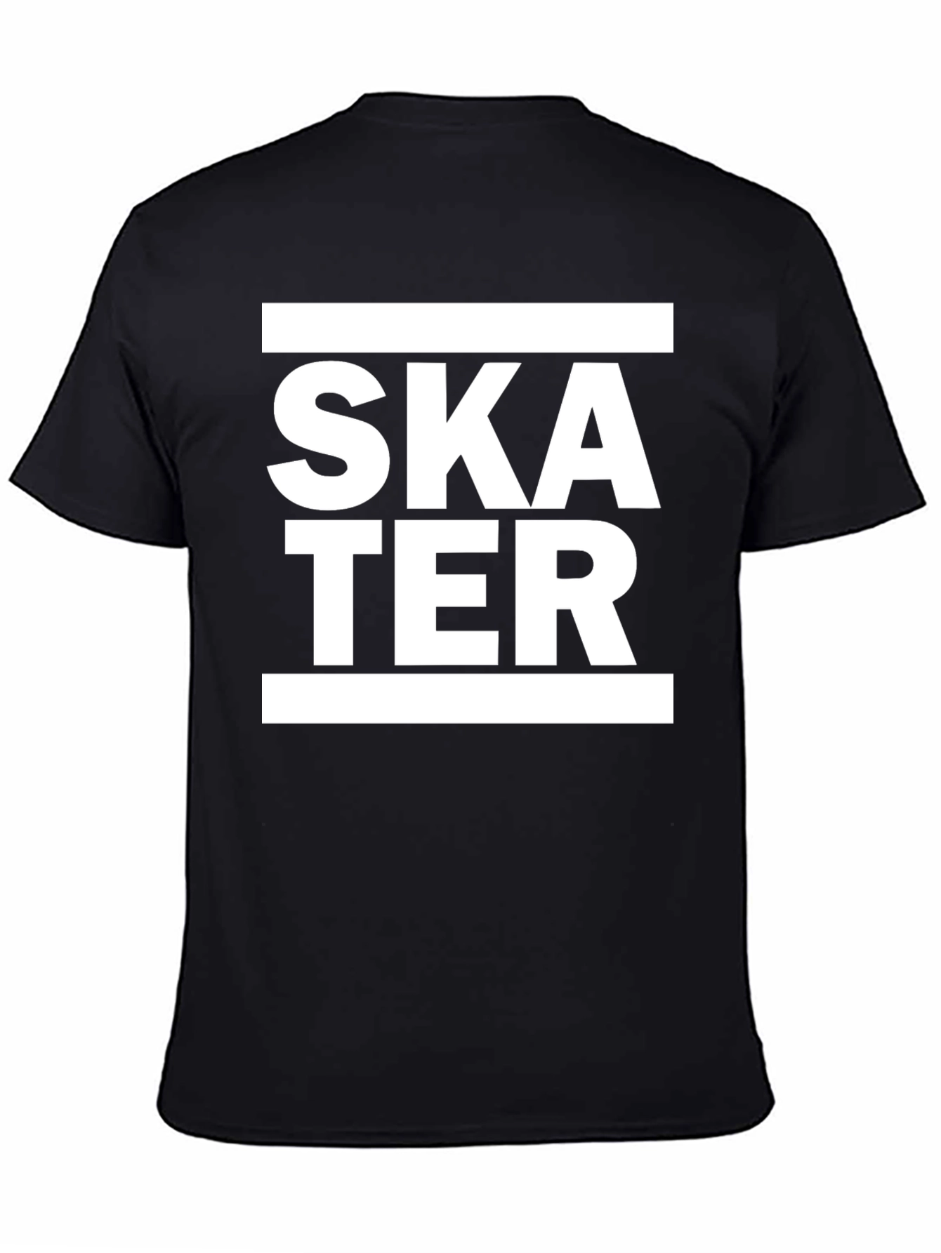 Skater Graphic Tee - Cool Black T-Shirt