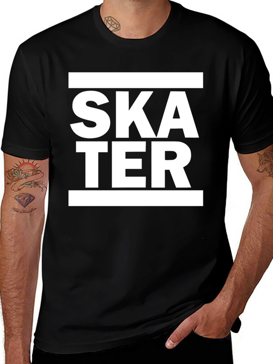 Skater Graphic Tee - Cool Black T-Shirt