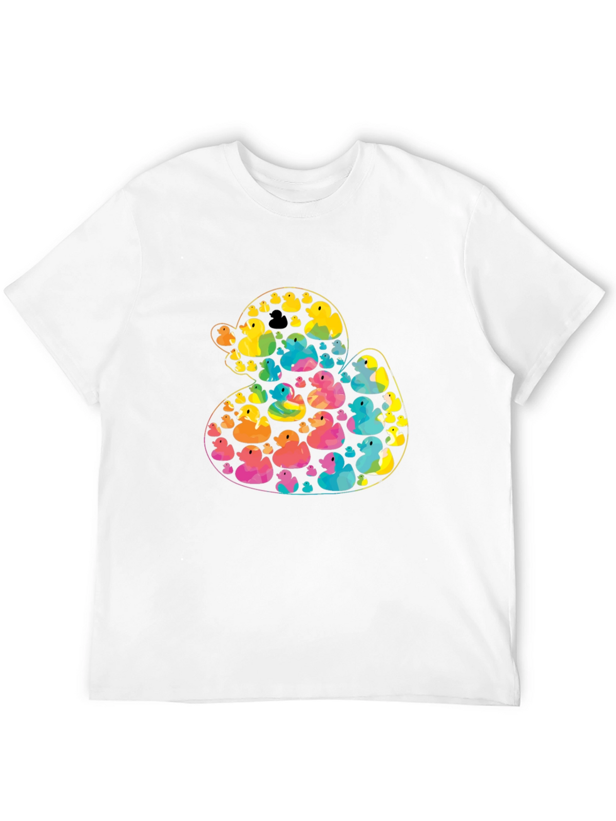 Rubber Duckies T-Shirt | Funky Duck Pattern