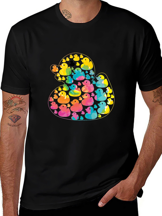 Rubber Duckies T-Shirt | Funky Duck Pattern