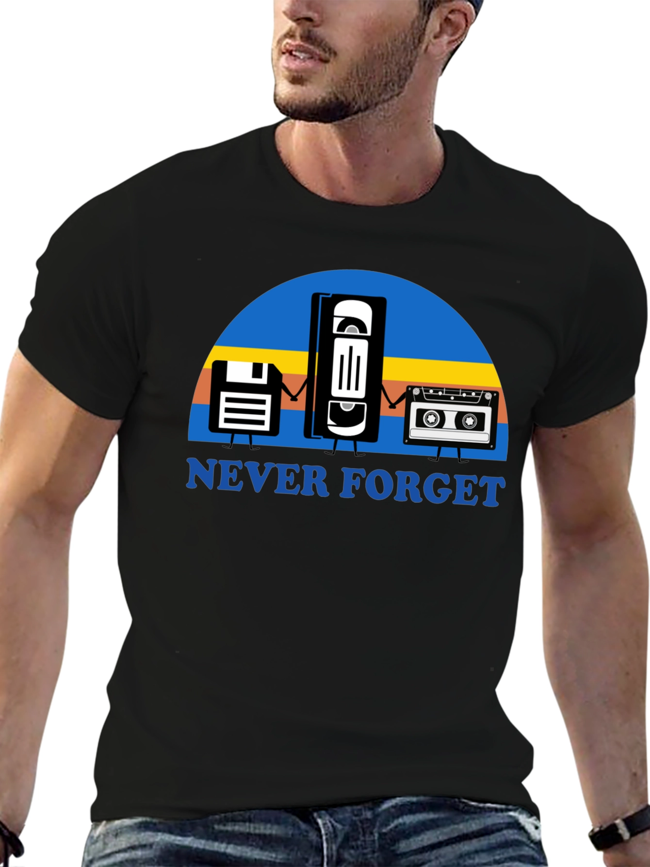 Retro Tech T-Shirt: Never Forget