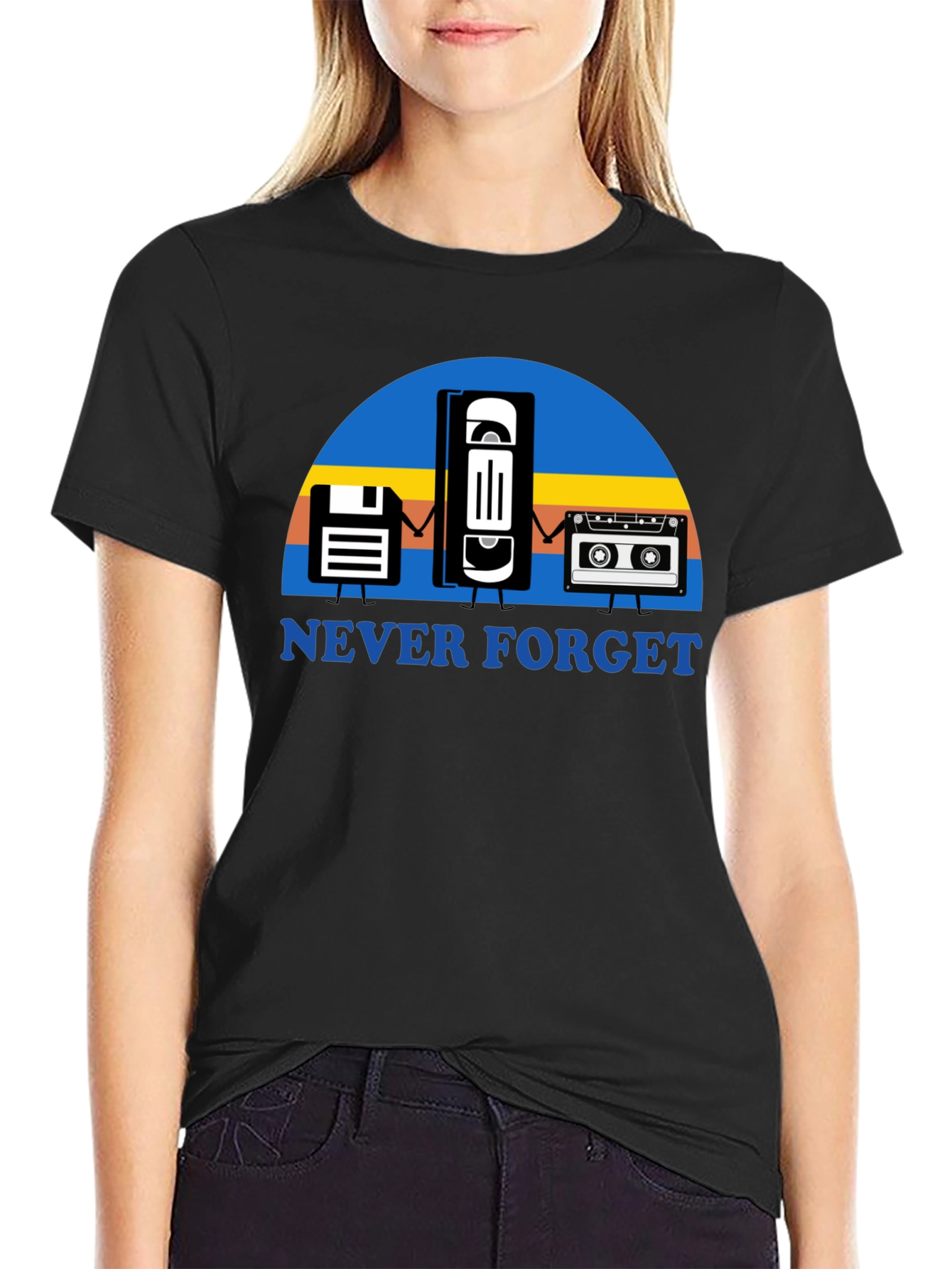 Retro Tech T-Shirt: Never Forget