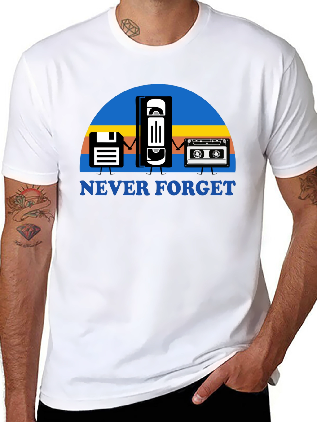 Retro Tech T-Shirt: Never Forget