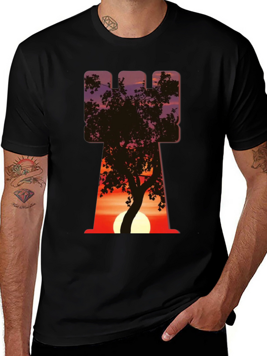 Sunset Tower Graphic T-Shirt - Unique Design