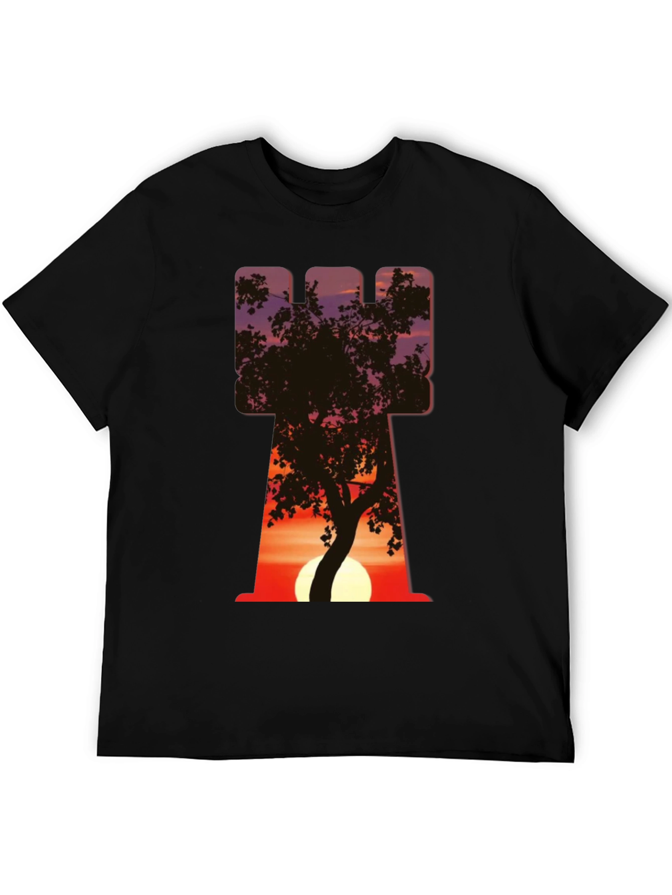 Sunset Tower Graphic T-Shirt - Unique Design