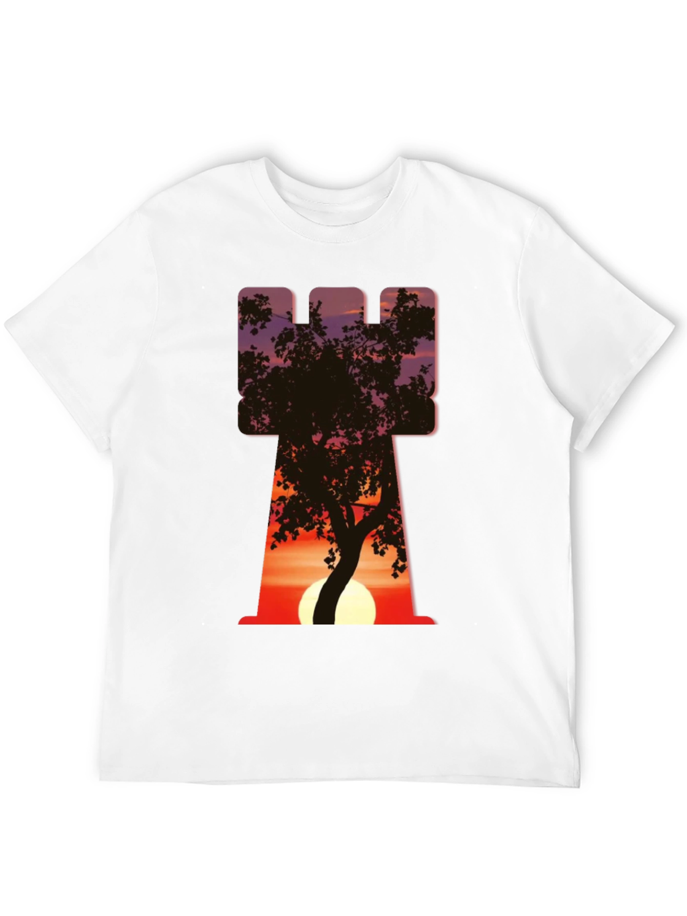Sunset Tower Graphic T-Shirt - Unique Design