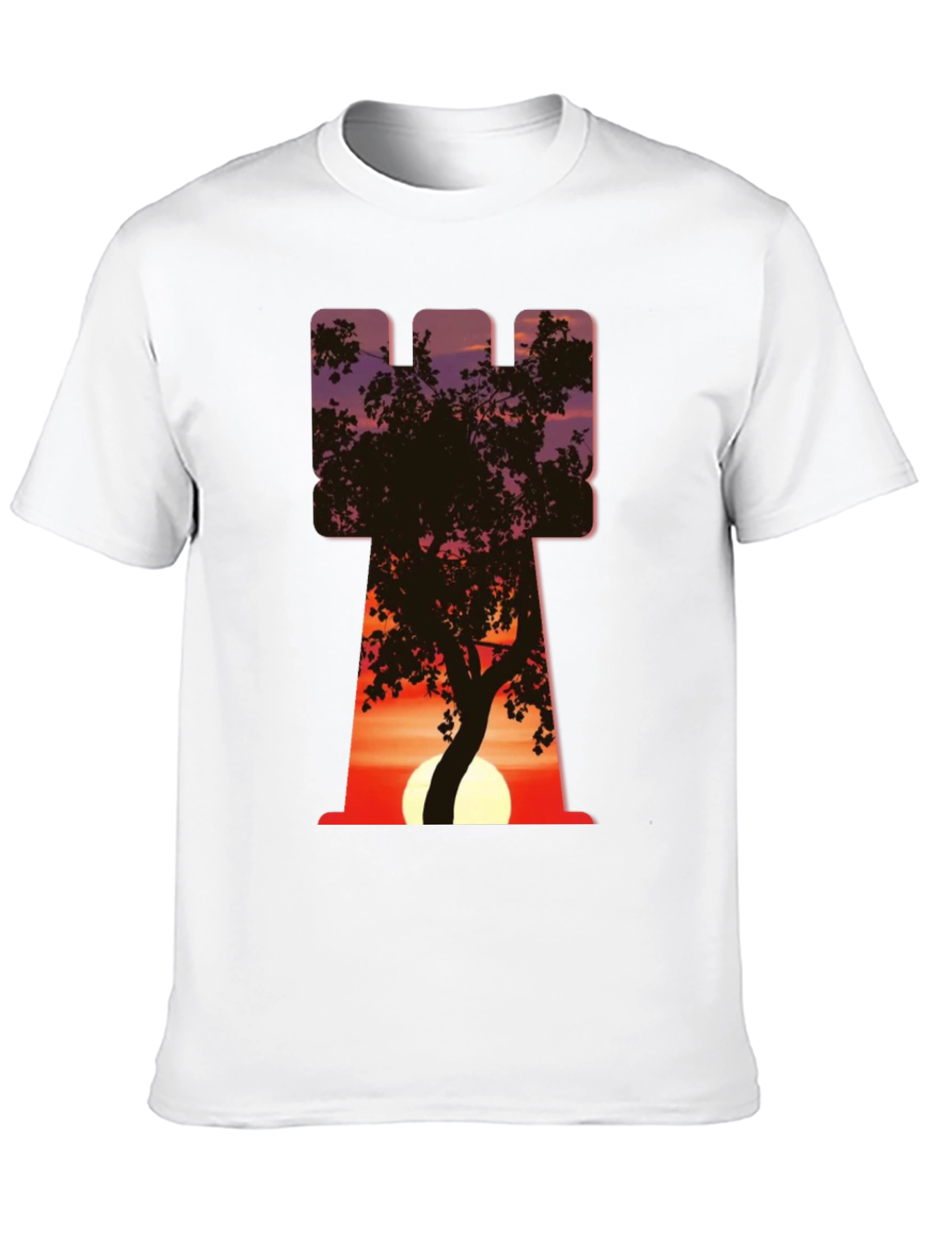 Sunset Tower Graphic T-Shirt - Unique Design