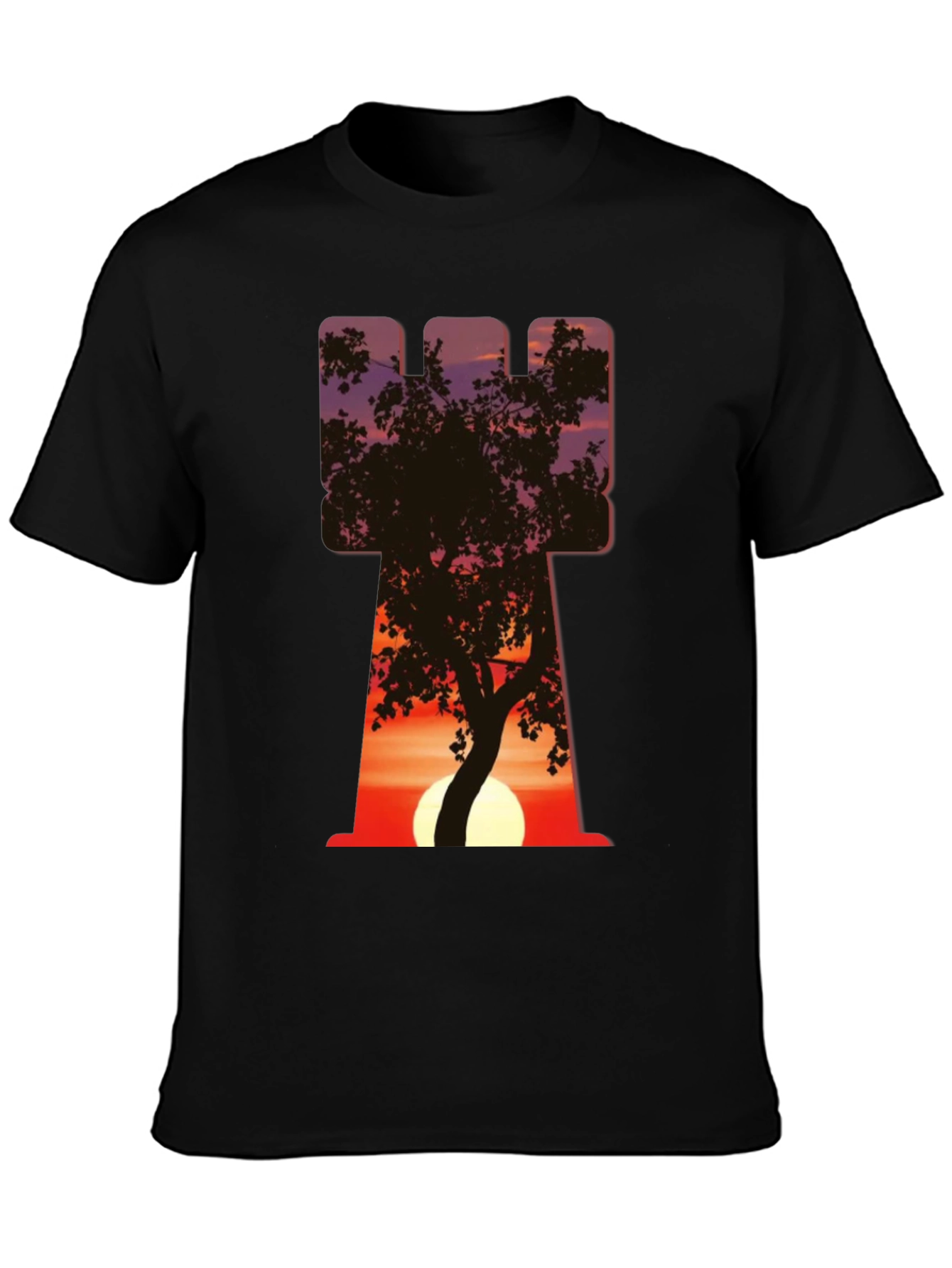 Sunset Tower Graphic T-Shirt - Unique Design