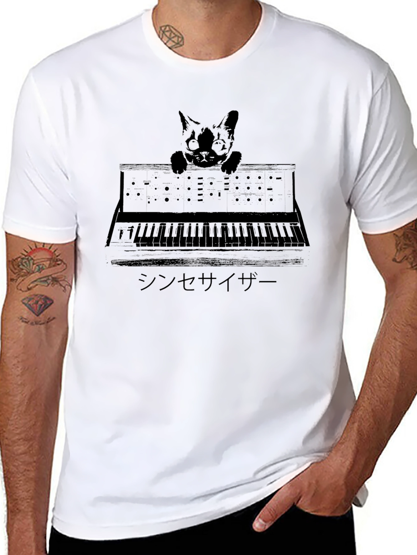 Cat Synthesizer T-Shirt - Unisex