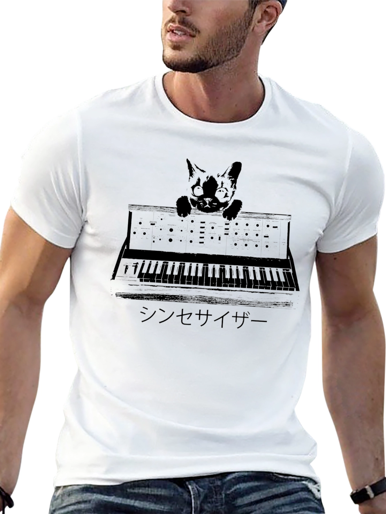 Cat Synthesizer T-Shirt - Unisex