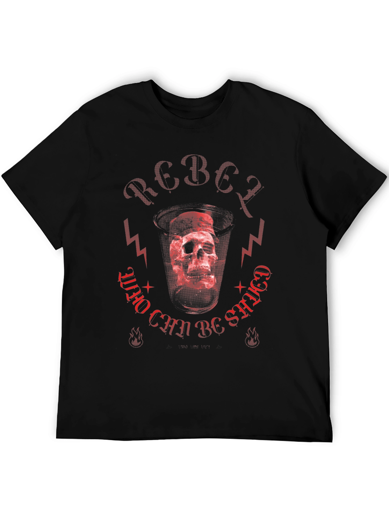 Rebel Skull Graphic Tee - Edgy Streetwear Style